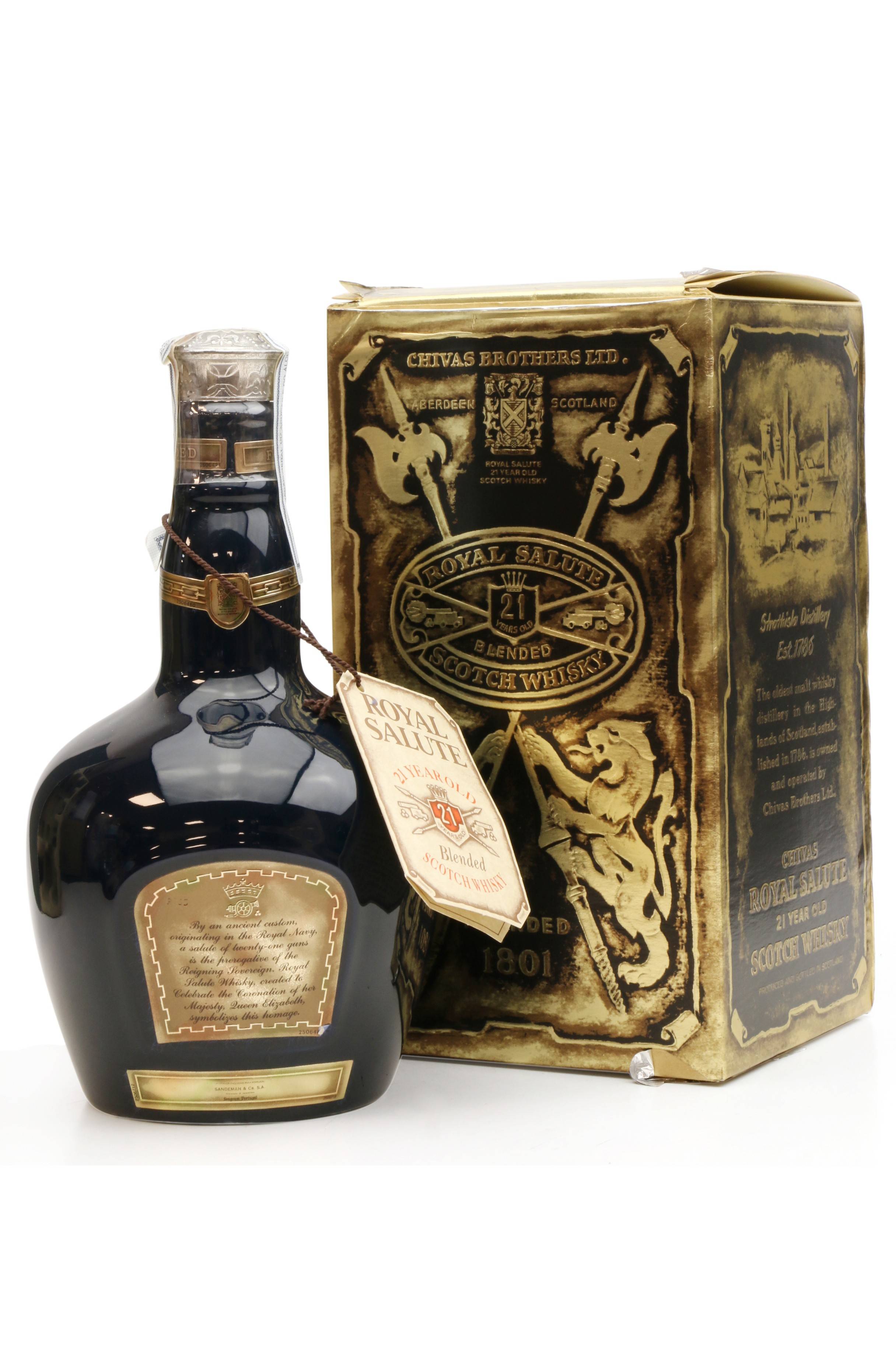 Chivas Royal Salute 21 Years Old - Sapphire Flagon - Just Whisky Auctions