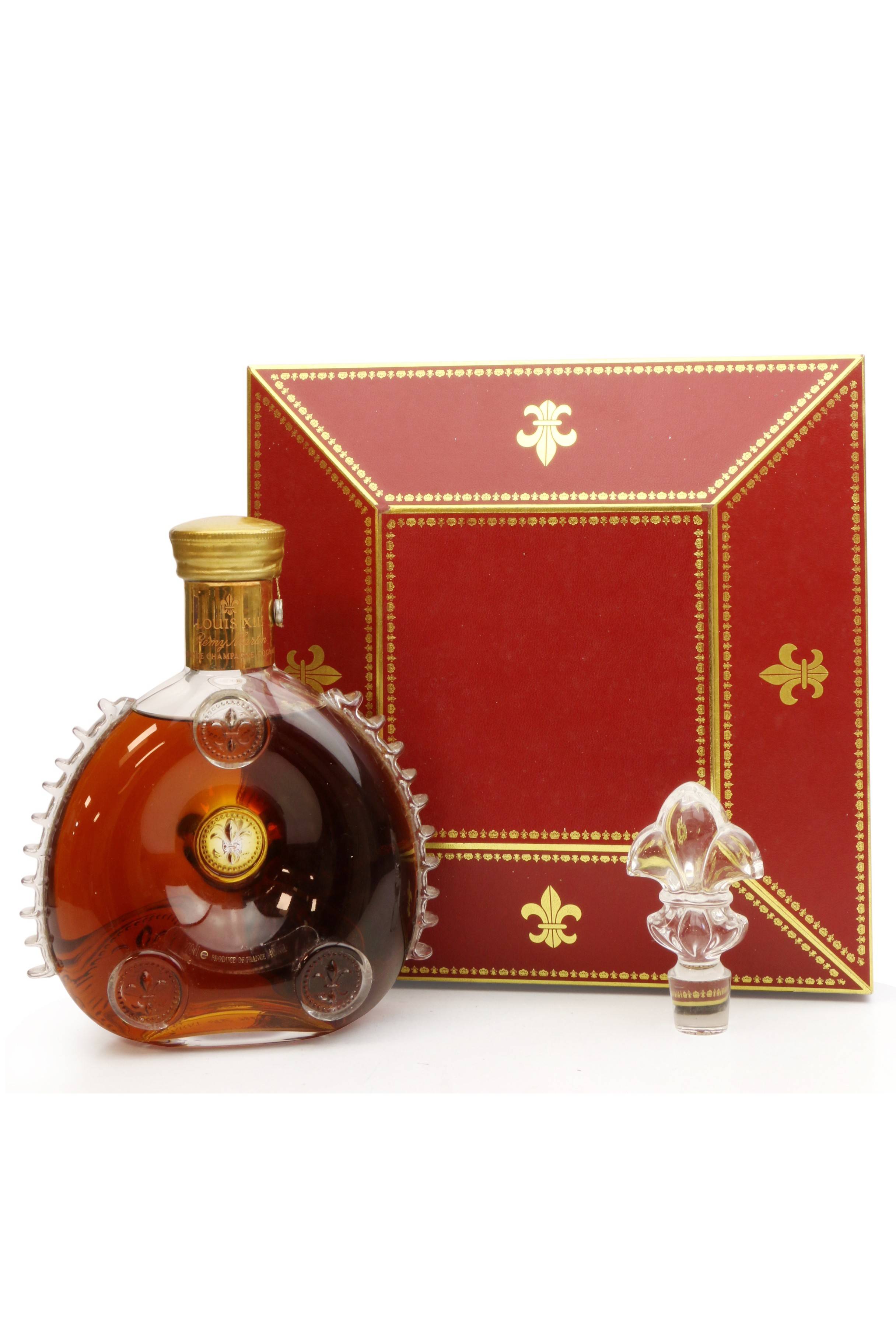 Sold at Auction: An empty Louis XIII Remy Martin Grand Champagne