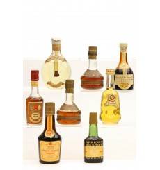 Assorted Apricot Brandy Miniatures X8