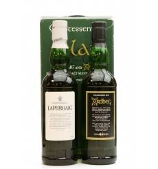 Ardbeg 15 & Laphroaig 10 Years Old - Quintessential Islay 1 Litre Pack (2x 50cl)