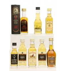 Assorted Miniatures x8 - Incl Dalmore 12 Years Old