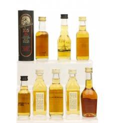 Assorted Miniatures x8 - Incl Dalmore 12 Years Old