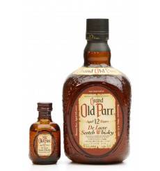 Grand Old Parr 12 Years Old - De luxe Full Size & Miniature