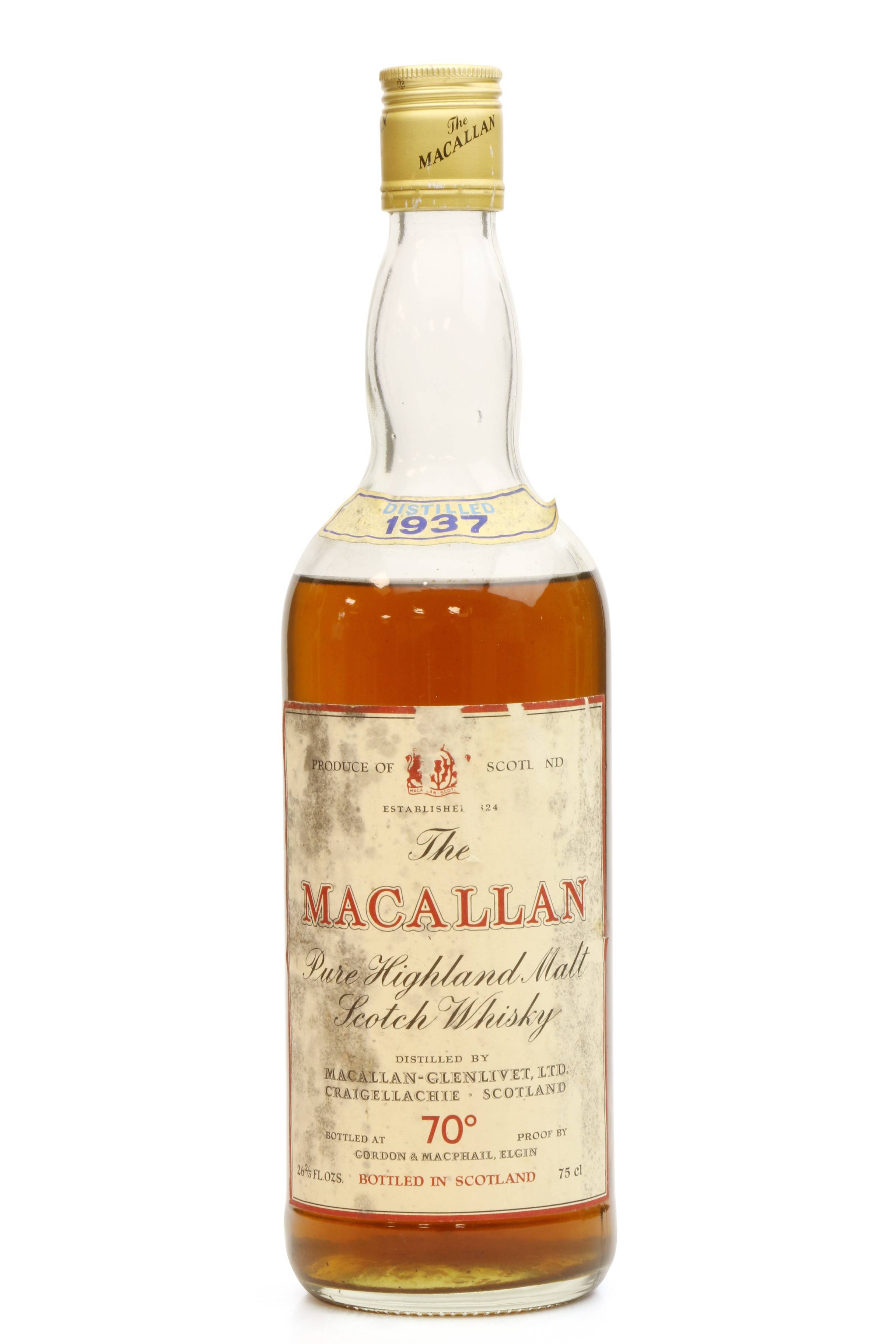 Macallan 1937 70 Proof Just Whisky Auctions