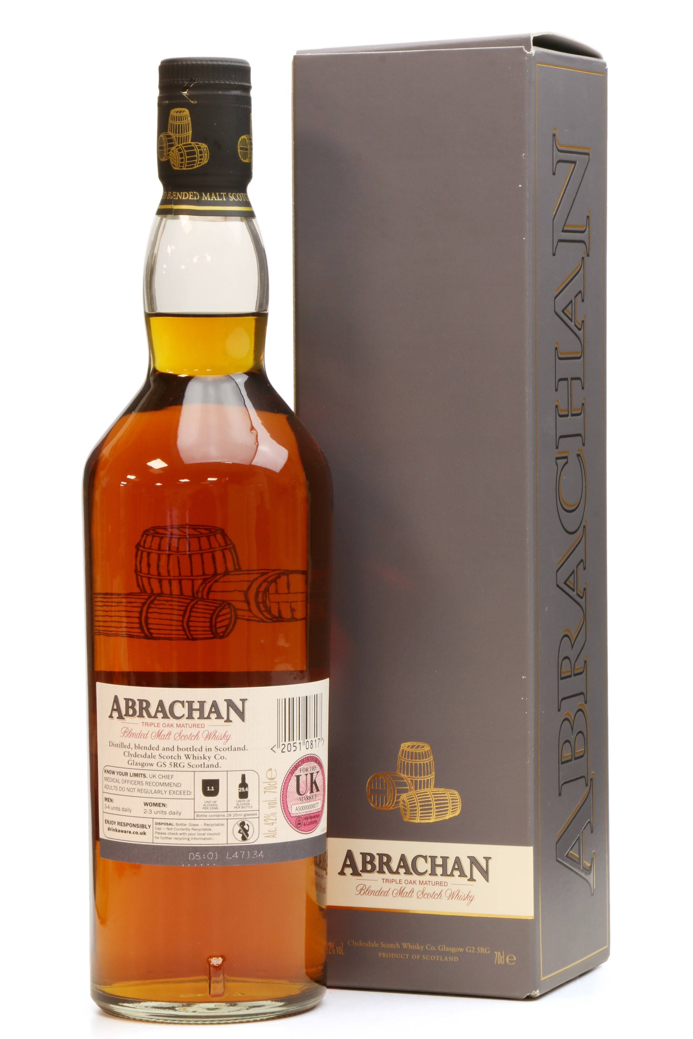 Abrachan Oak Matured Malt Scotch Whisky - Just