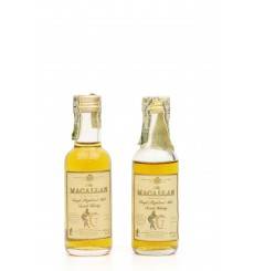 Macallan 7 Years Old Minatures - Giovinetti & Figli x2