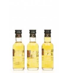 Highland Park 12 Years Old Miniatures X3