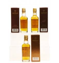 Macallan 10 & 12 Years Old - Miniatures x3