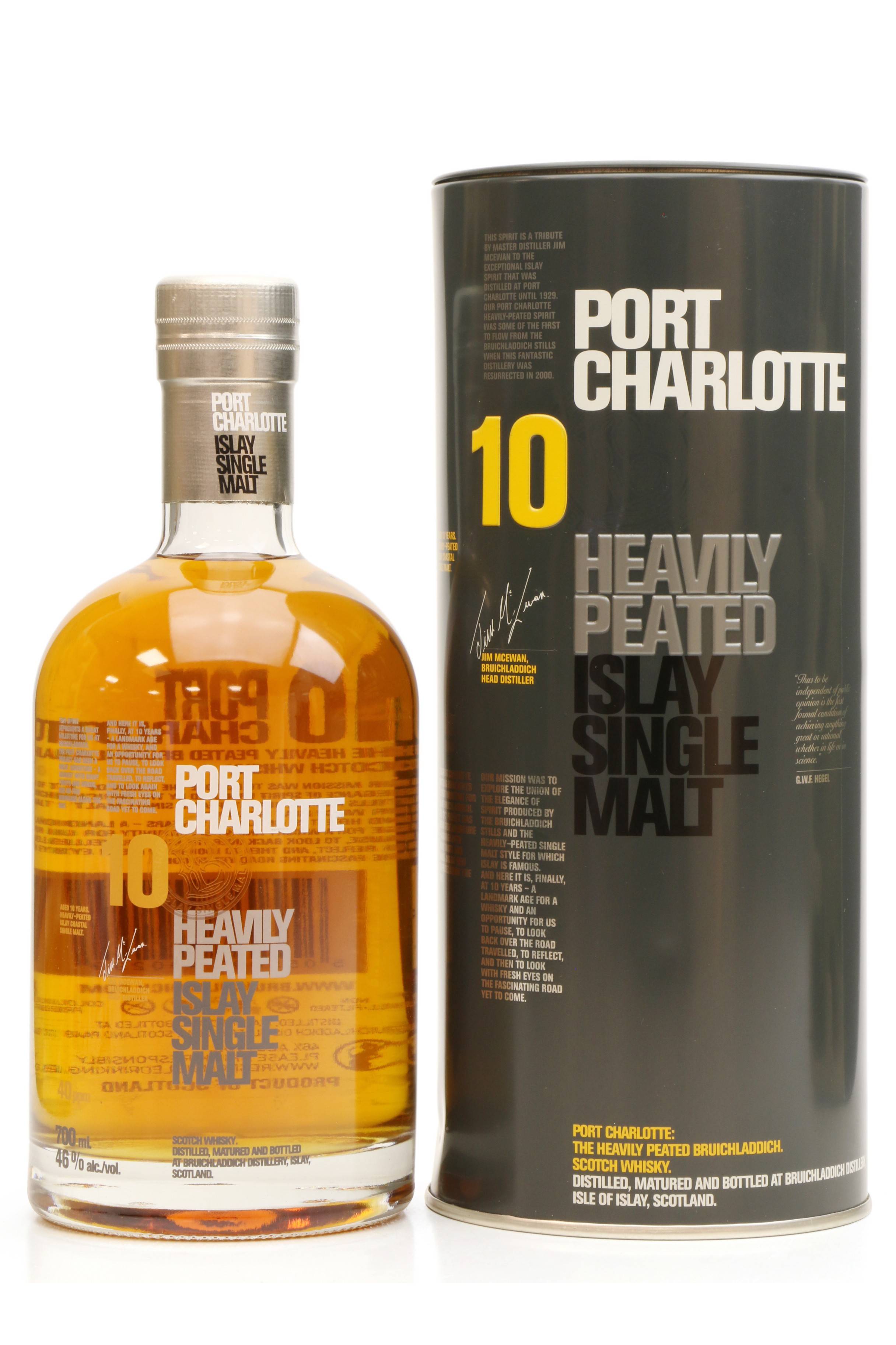 Bruichladdich Port Charlotte 10 Yr Peated Scotch