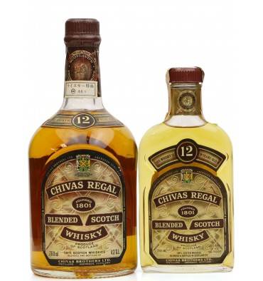 Chivas Regal 12 Years Old (760ml & 200ml) Bottlings