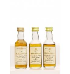 Macallan Miniatures x 3 - Incl 16 Years Old