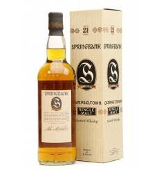 Springbank 21 Years Old