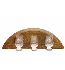Decorative Stand with Glencairn Nosing Glasses X3 