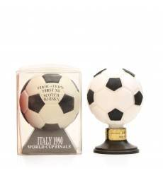 Italian 1990 World Cup Final Soccer Ball Whisky Miniature & Campeny Real Madrid Soccer Ball Brandy Miniature