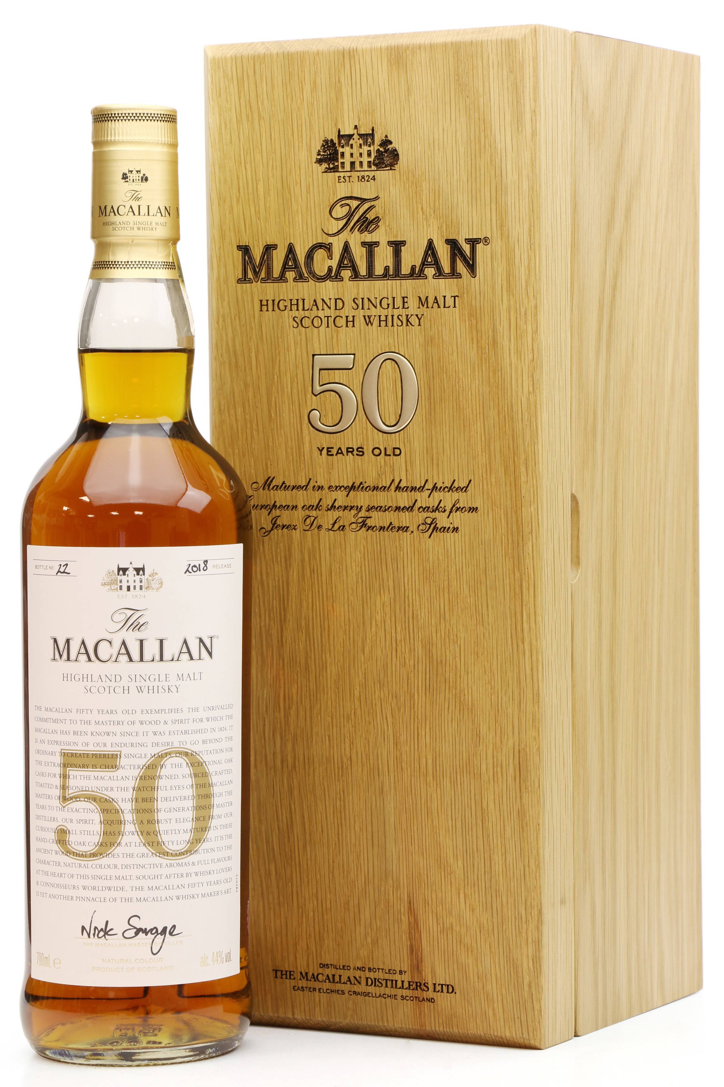 Macallan 50 Years Old 2018 Release Just Whisky Auctions