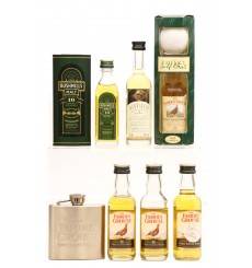 Assorted Miniatures x6 - with Mini Hipflask