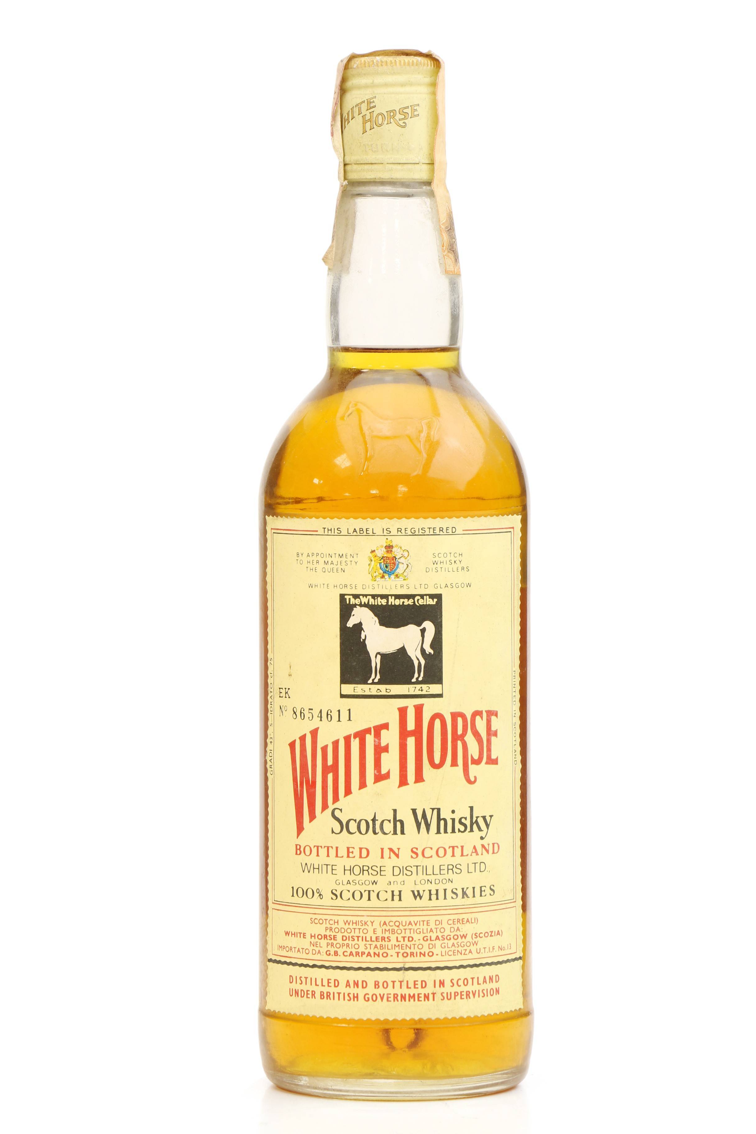 White Horse Fine Old Scotch Whisky (75cl) - Just Whisky Auctions