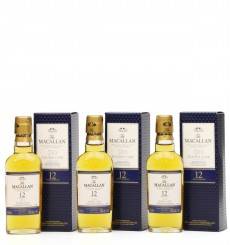 Macallan 12 Years Old - Double Cask Miniatures (3x 5cl)