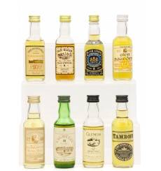 Assorted Miniatures x8 Incl Lagavulin 12 Years Old White Horse Distillers