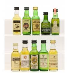 Assorted Miniatures X10 Incl Cragganmore 12 Years Old