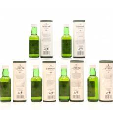 Laphroaig 10 Years Old Miniatures X6