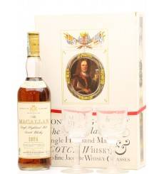 Macallan 18 Years Old 1974 - Jacobite Set With Glasses (Giovietti & Figli)