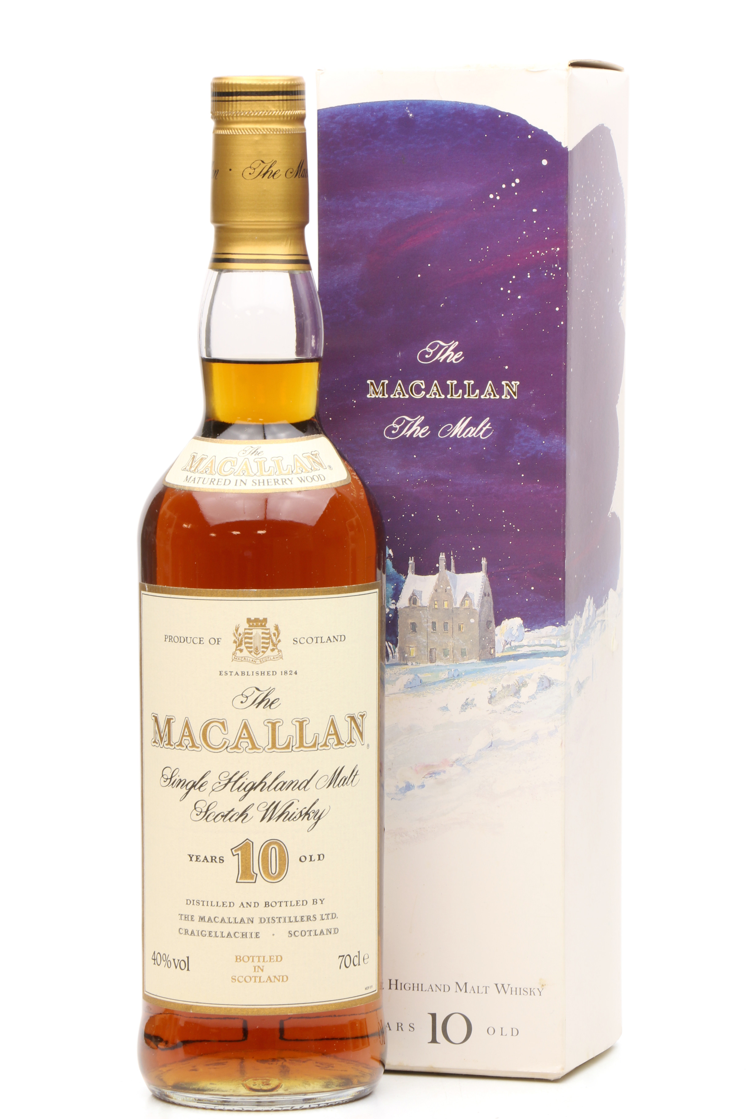 Macallan 10 Years Old Sherry Oak Winter Sleeve Just Whisky Auctions