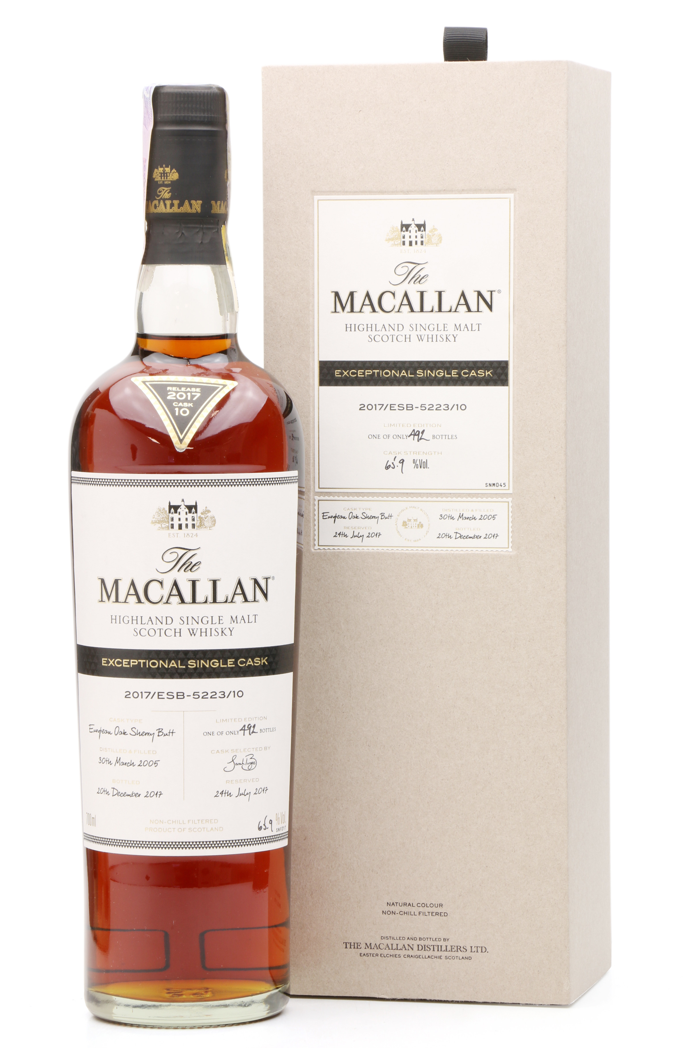 Macallan 2005 2017 Exceptional Single Cask No 5223 10 Just Whisky Auctions