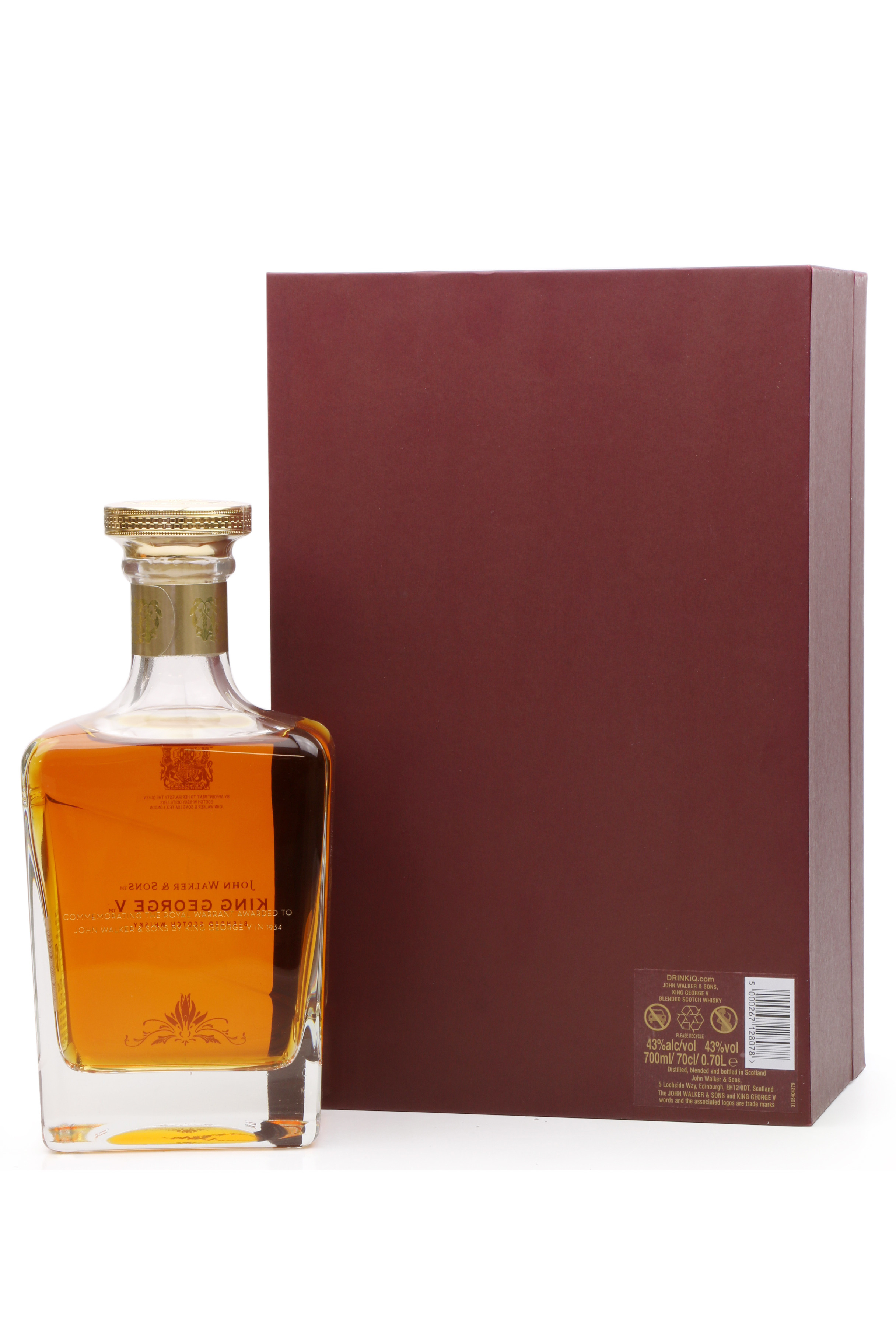 Johnnie Walker King George V - 80th Anniversary of the Royal Warrant ...