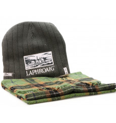 Laphroaig Beanie Hat & Tartan Scarf