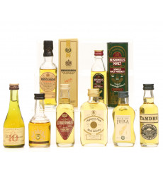 Assorted Miniatures X8 Incl Highland Park 8 Years Old G&M