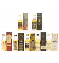 Assorted Miniatures x 7 Incl Springbank 15 Year Old