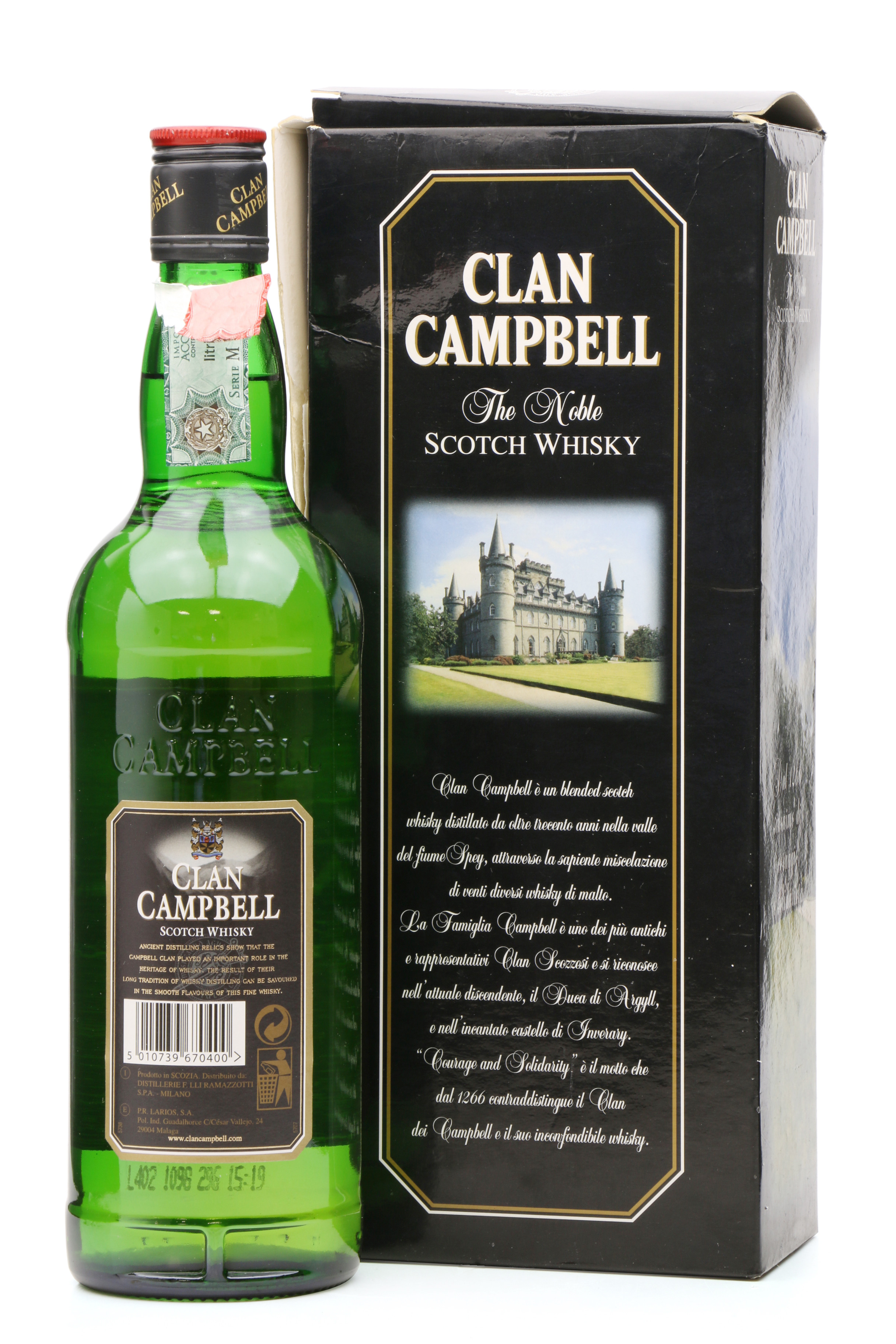 11,95 €  Whisky Blended Clan Campbell United Kingdom 70 cl
