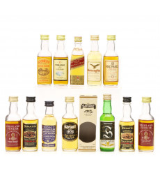 Assorted Miniatures x 12 inc Springbank 12 Years Old