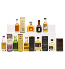 Assorted Miniatures x 9 Inc Bowmore 12 Years Old (Dumpy)
