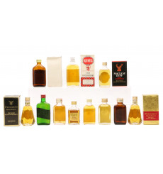 Assorted Miniatures X11 Incl Ainslie's Choice 70° Proof