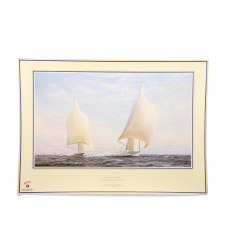 'Historic Moment' Print & 'The Race for the America's Cup' 