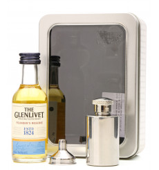Glenlivet Founder's Reserve Miniature + Mini Hipflask