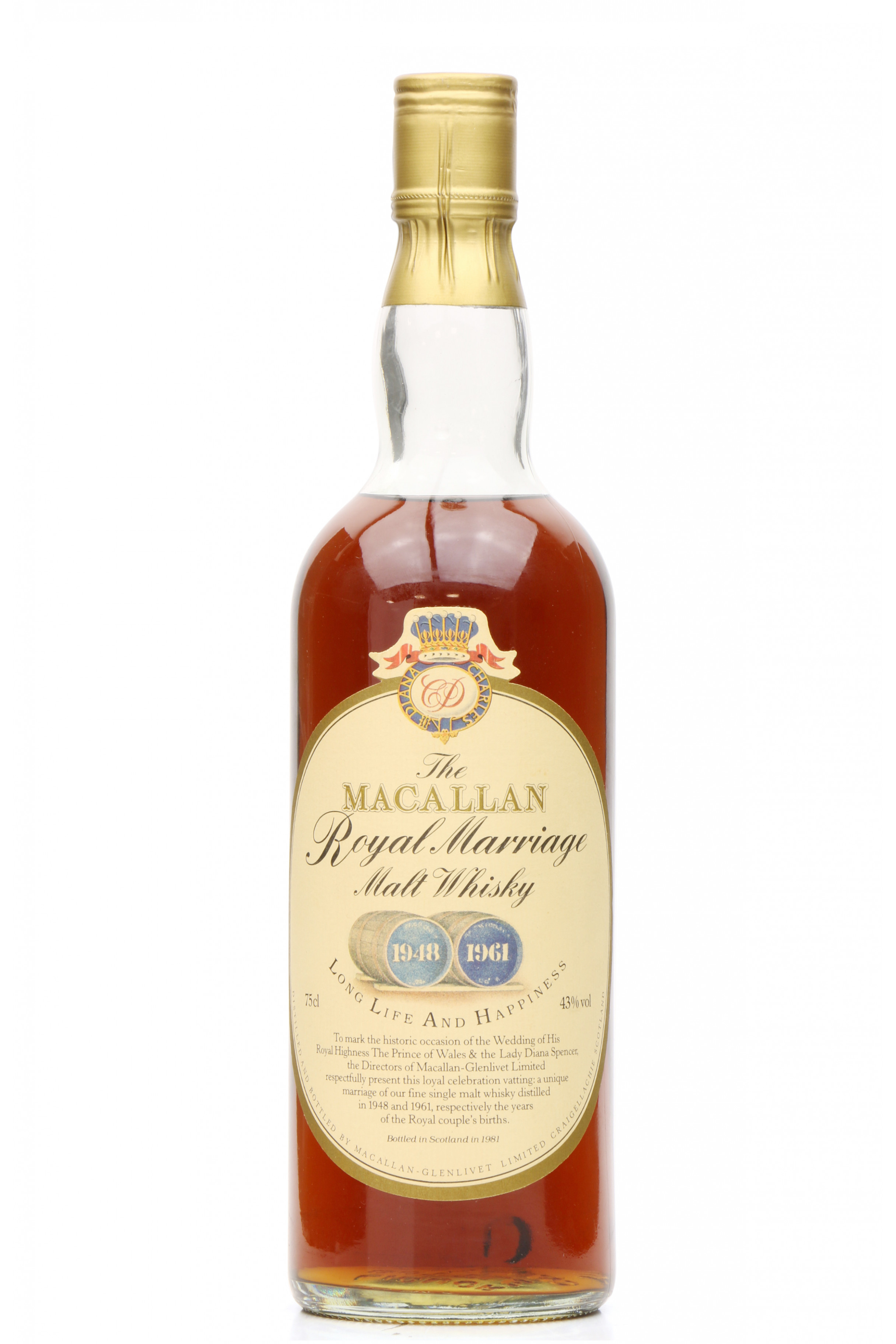 Macallan Royal Marriage Charles Diana Just Whisky Auctions