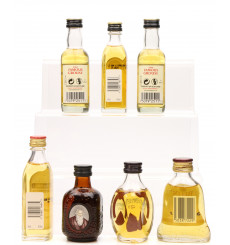 Assorted Miniatures X7 Incl Old Parr 12 Years Old