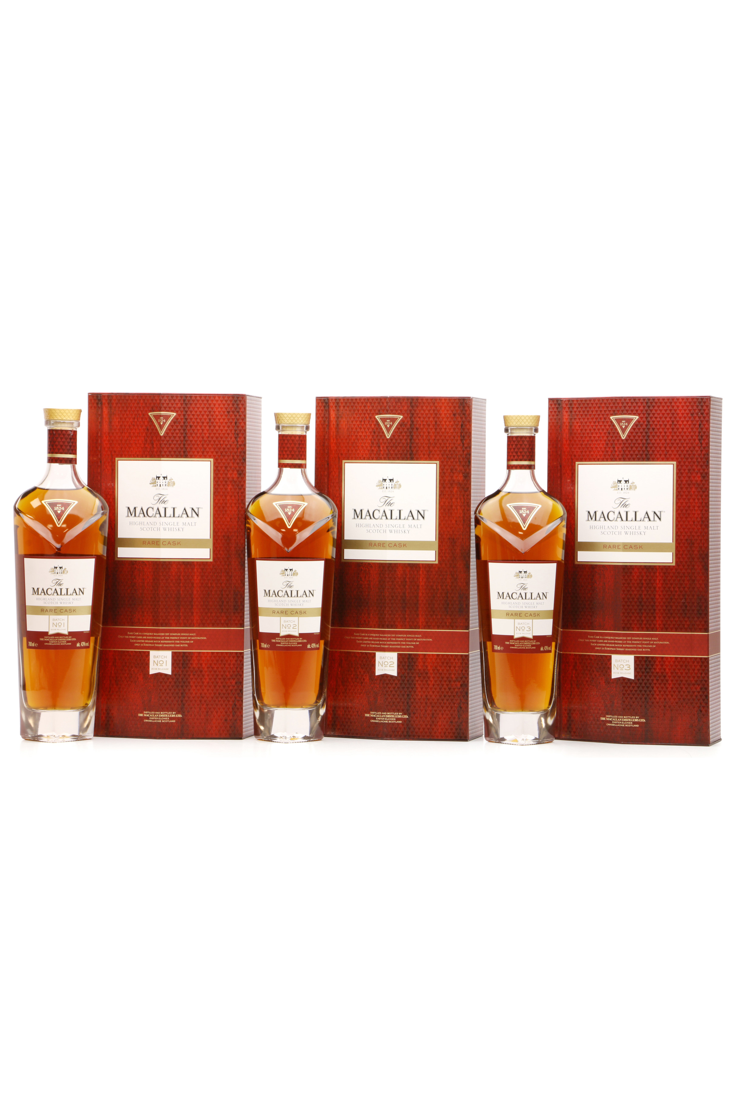 Macallan Rare Cask Batch No 1 2 3 2018 Release 3x70cl Just Whisky Auctions