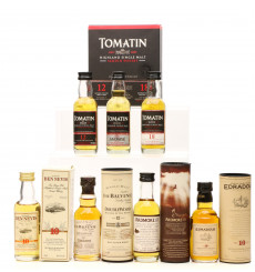 Assorted Miniatures Incl Tomatin 18 Years Old (7x5cl)