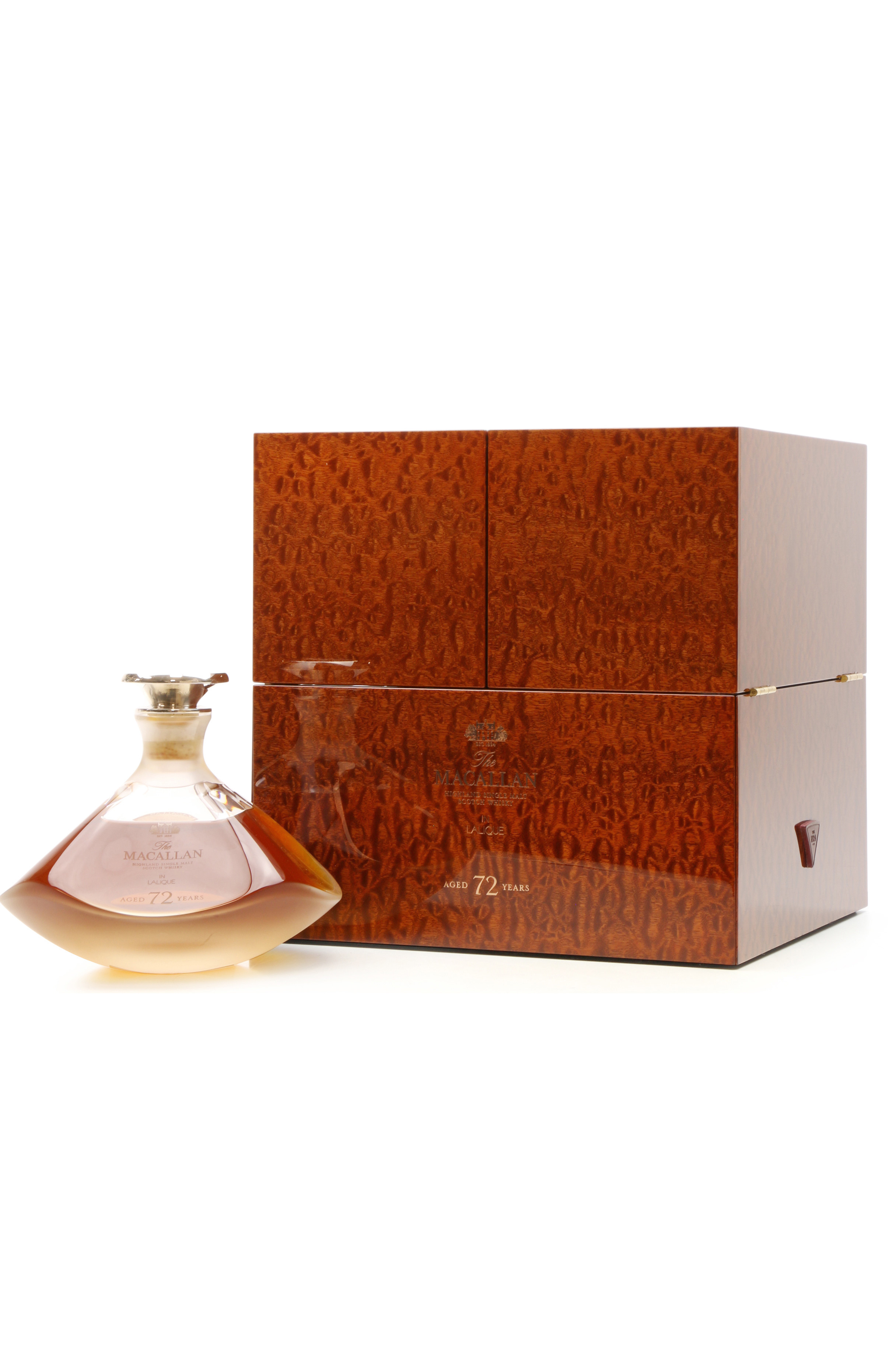 Macallan 72 Years Old 2018 Lalique Genesis Decanter 75cl Just Whisky Auctions