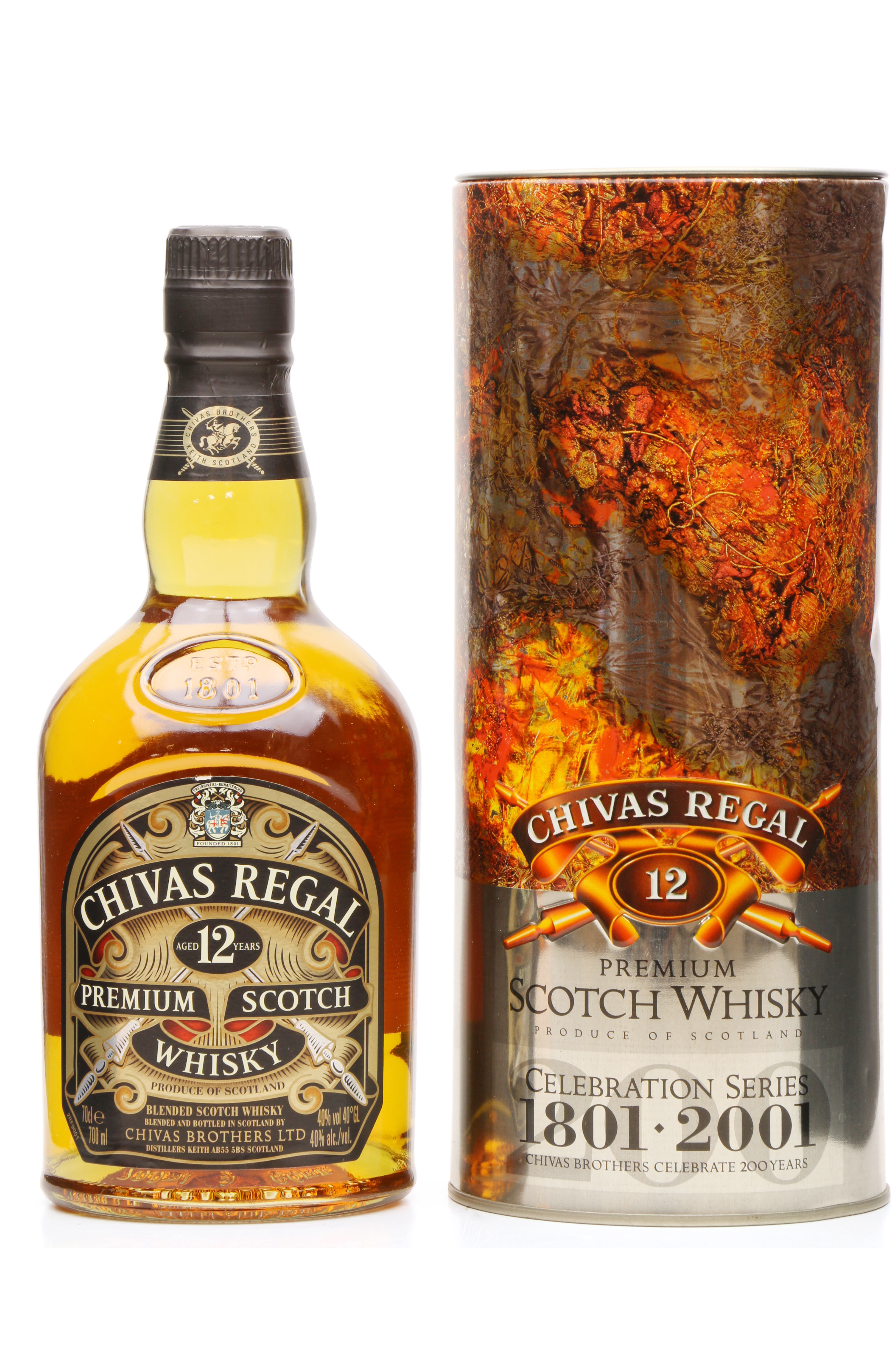 arbejdsløshed nål Repressalier Chivas Regal 12 Years Old - Celebration Series No.2 (1801 - 2001) - Just  Whisky Auctions