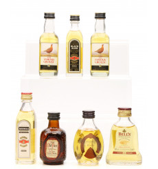 Assorted Miniatures X7 Incl Old Parr 12 Years Old