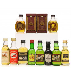 Assorted Scotch Whisky Miniatures including Dimple (10x5cl)