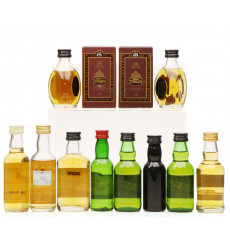 Assorted Scotch Whisky Miniatures including Dimple (10x5cl)
