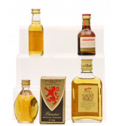 4 Assorted Blended Scotch including Dimple (2 x 5cl, 2 x 10cl)