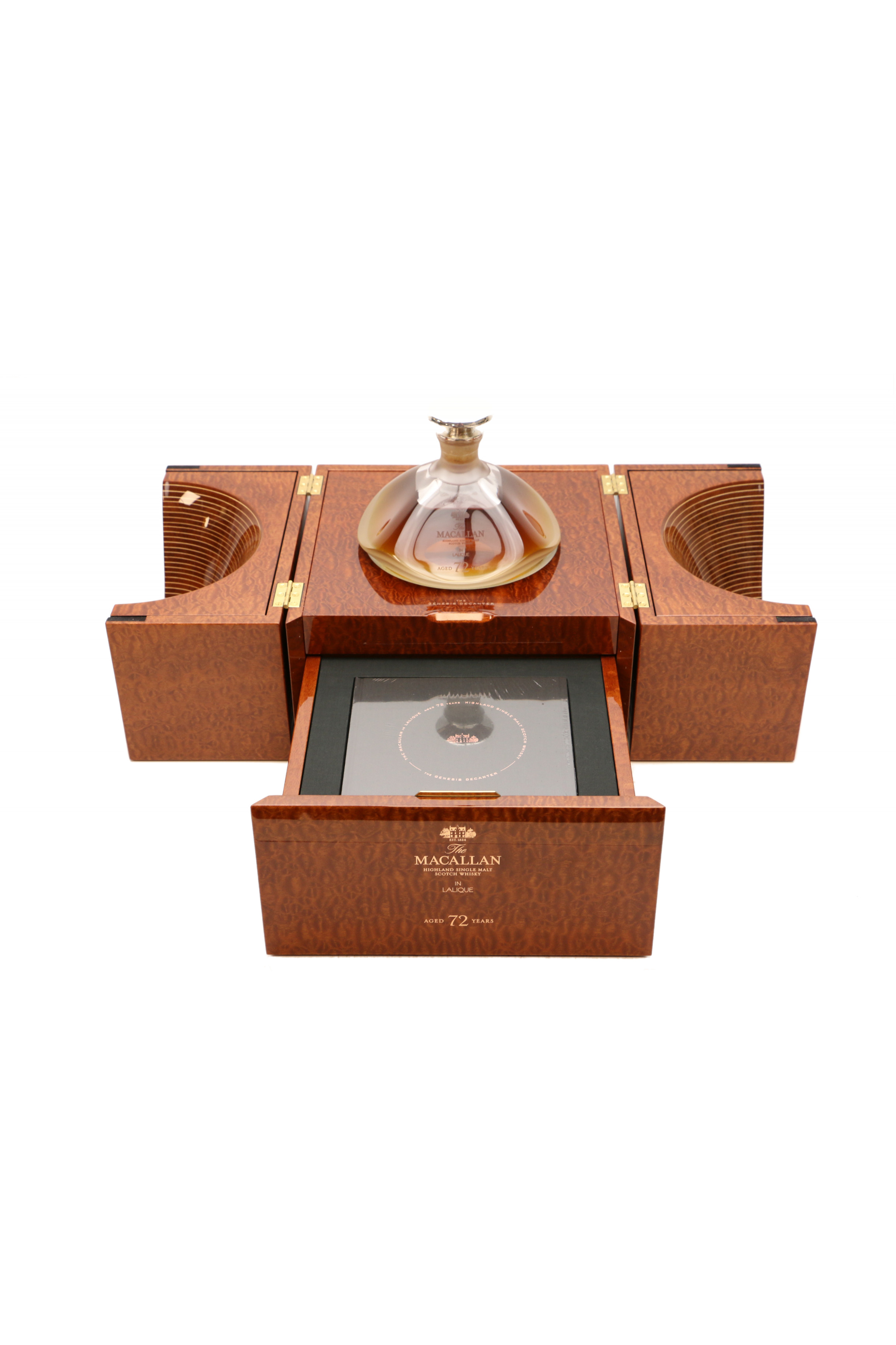 Macallan 72 Years Old 2018 Lalique Genesis Decanter Just Whisky Auctions
