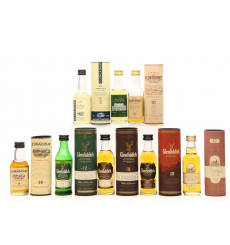 8 Assorted Single Malt Miniatures including Glenfiddich 18 Years Old (8x5cl)